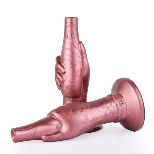 Unisex masturbation vase penis silicone anal plug couple flirting orgasm